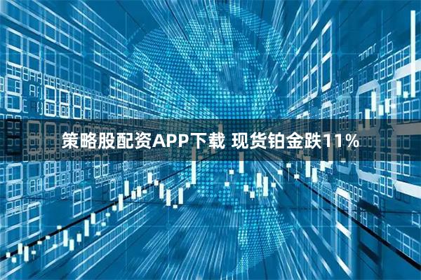 策略股配资APP下载 现货铂金跌11%